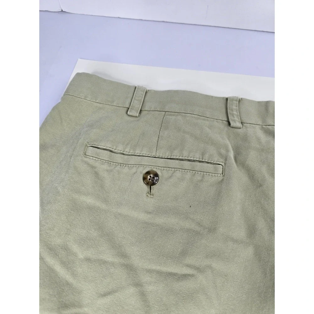 Orvis Shorts Men 42W Beige Signature Collection Flat‎ Front Chino Golf Fishing